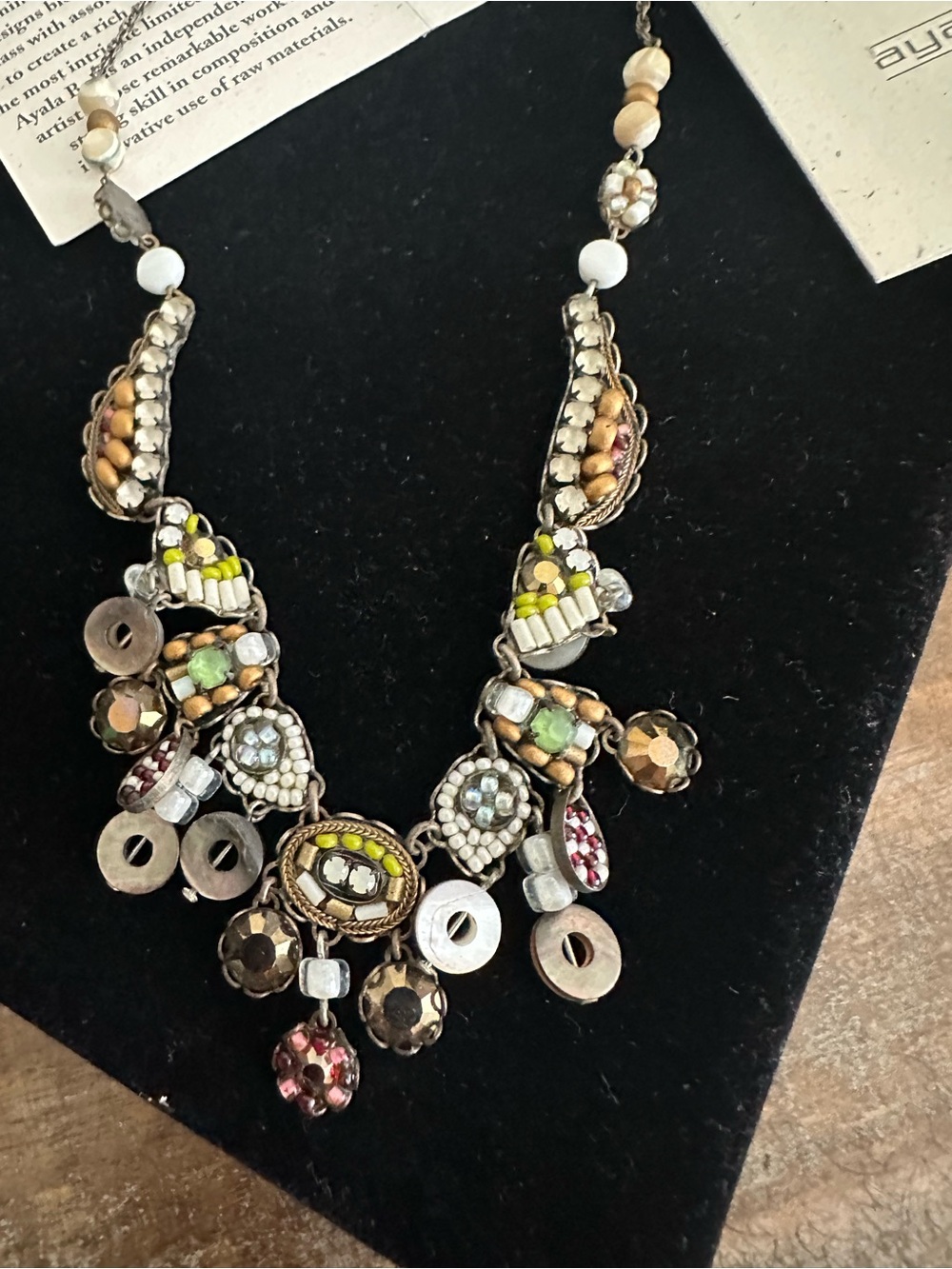 Multicolor Beaded Statement Necklace - Women Jewelry